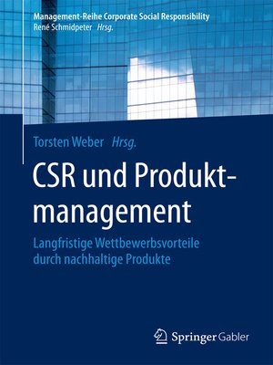 cover image of CSR und Produktmanagement